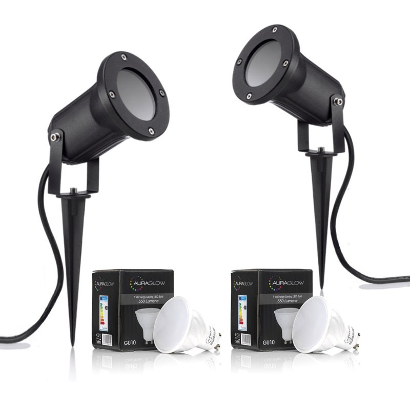 Gammon Black Metal Metal Pathway Light Pack