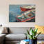 «By the Lake I», reproduction sur toile-88156270-71537926-32863492