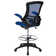 Mid-Back Mesh Ergonomic Drafting Chair with Adjustable Foot Ring and Flip-Up Arms