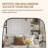 Modern Oblong Oval Bathroom Vanity Mirror | Stainless Steel Frame-1989191405-2011640066