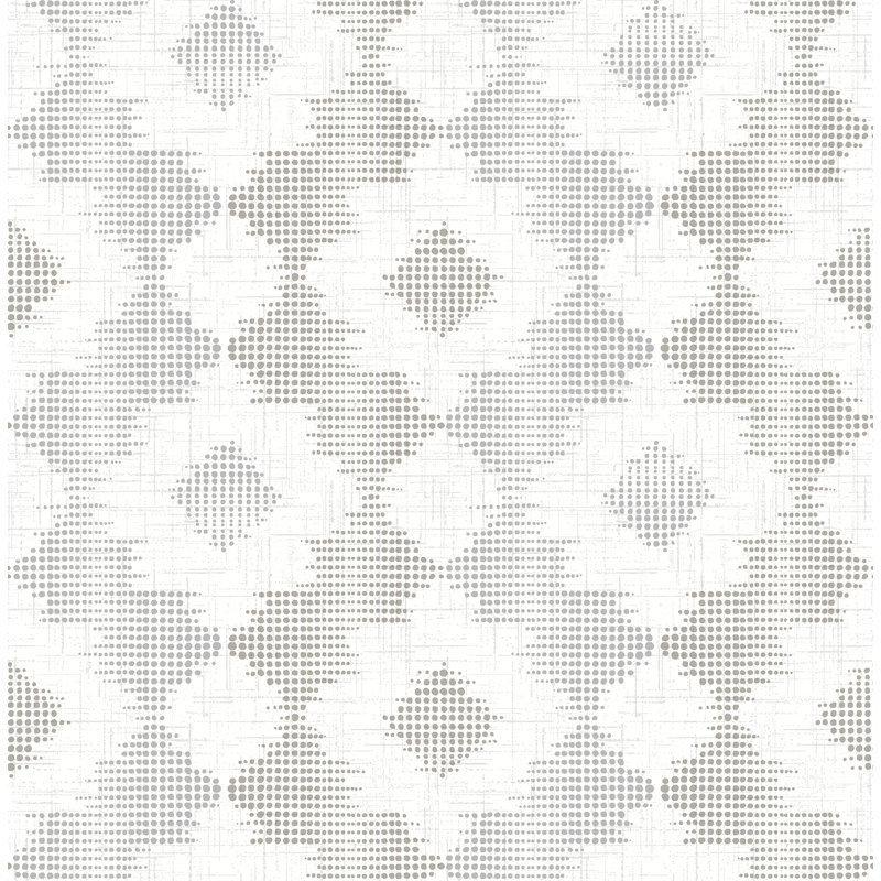 Angeline 10.06m x 52.07cm Semi-Gloss Paste the Wall Wallpaper Roll, Silver
