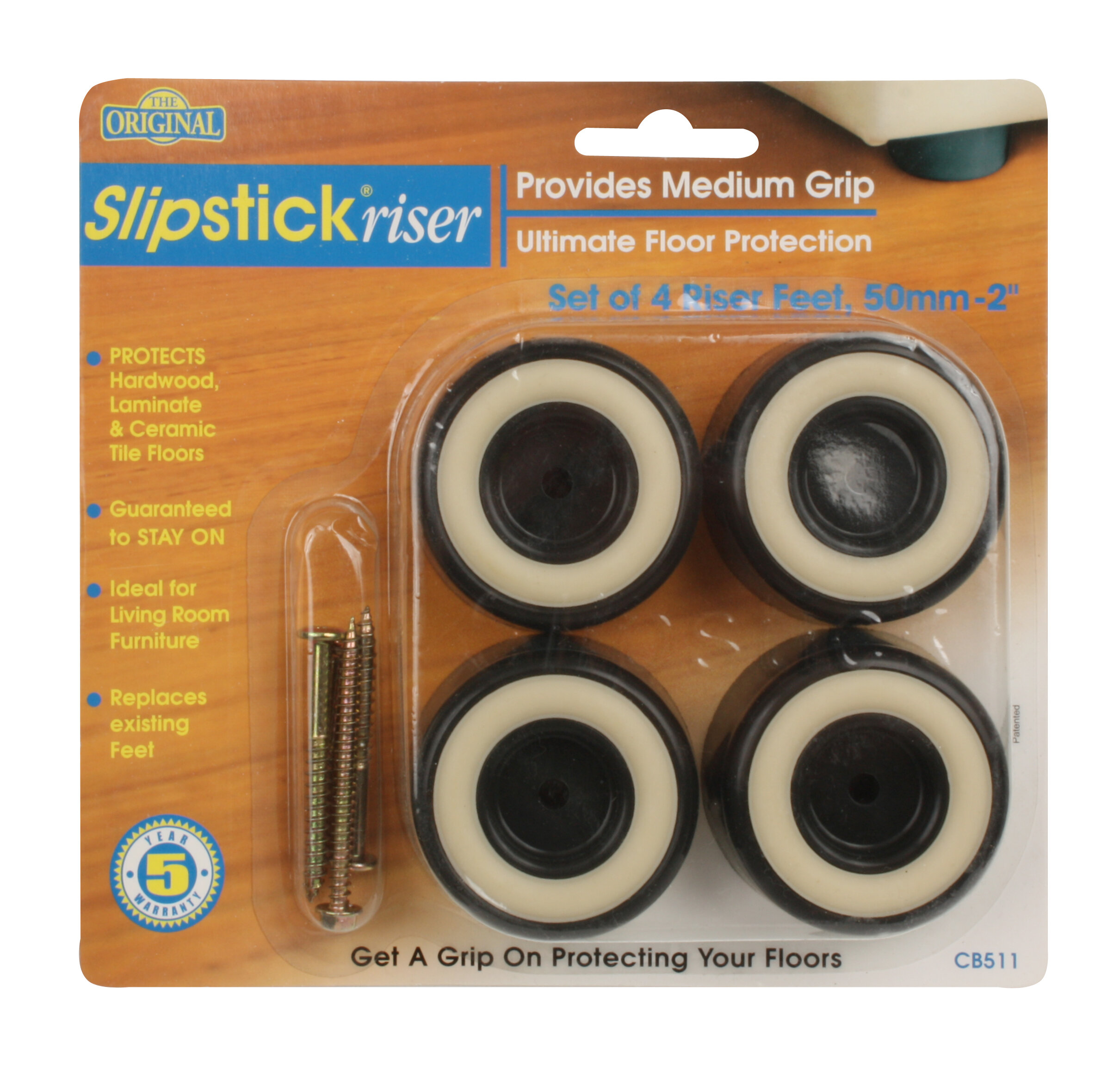 Furniture Gripper Pads (Set of 16) Slipstick