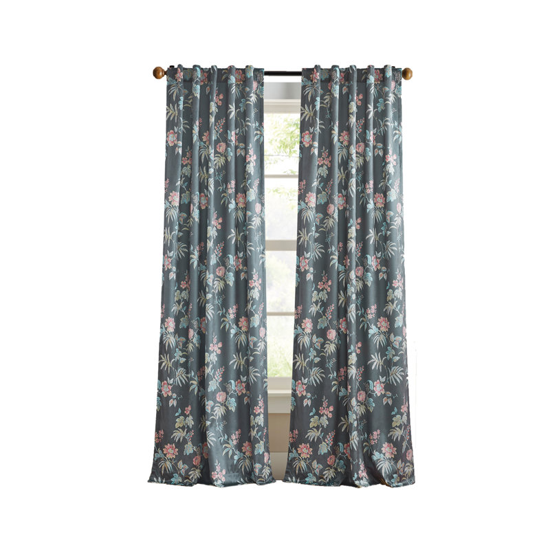 Paire de rideaux gris anthracite Martha Stewart, L 37 po x L 95 po