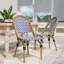 Ensemble de chaises d'appoint pour l'extérieur en osier de polyéthylène (PE) Kasie (ensemble de 6)-392609654-392609657