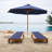 Maximilian Outdoor Teak Wood Chaise Lounge-1237900671
