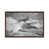 Classic Brown Wood Floater Framed