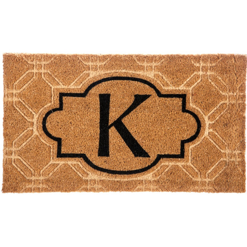 Tapis de porte intérieur et extérieur L 28 po x l 16 po Loane, K