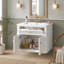Meuble-lavabo mural de 61 cm avec tiroir basculant-614029144-614029145