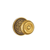 Privacy Waverly Knob with Lancaster Rose