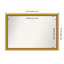 Townhouse Gold Non-Beveled Bathroom Wall Mirror-1016737340