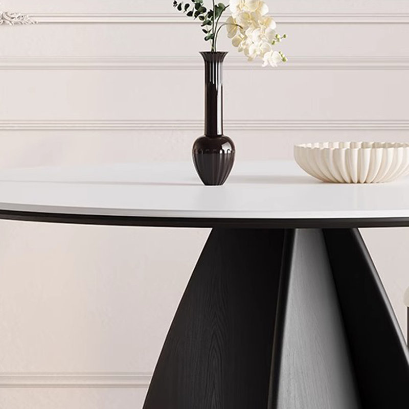 Table de salle à manger française minimaliste, H 29,53 po x L 47,24 po x l 47,24 po