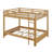 Queen Over Queen Wood Bunk Bed With Ladder, Solid Wood Platform Bed Frame For Kids Teens-228561165
