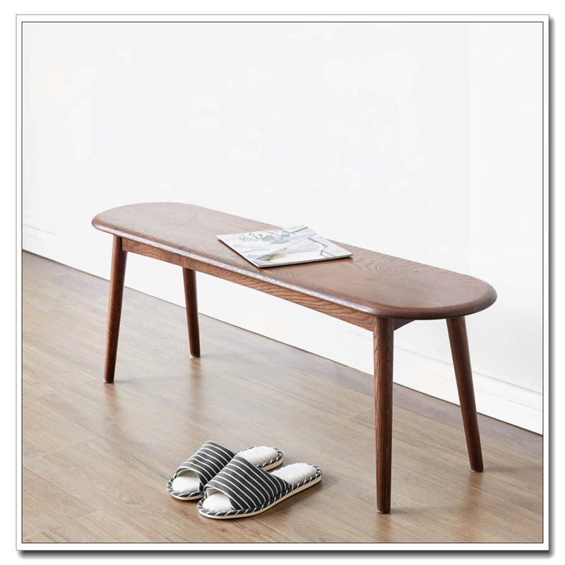 Banc de salle à manger en bois, H 16,14 po x l 47,24 po x P 11,81 po