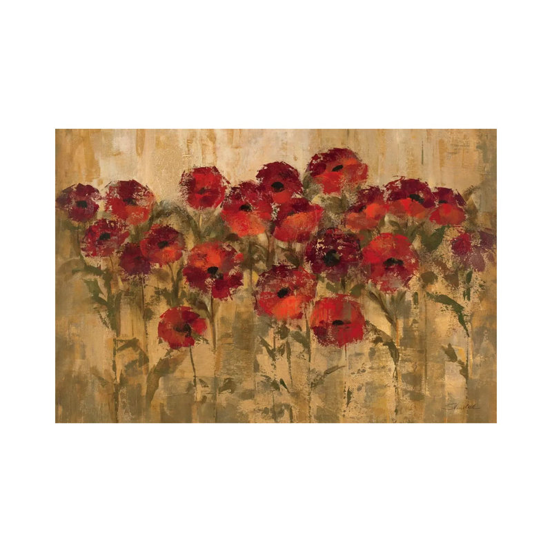 Sunshine Florals by Silvia Vassileva - Wrapped Canvas Painting, Wrapped Canvas, 66.04 cm H x 45.72 cm W x 1.91 cm D