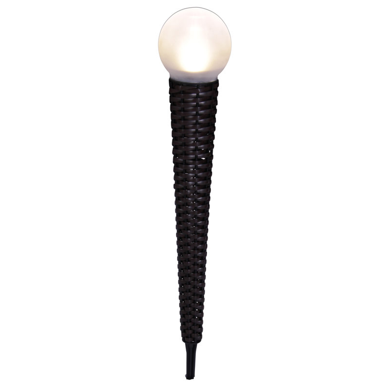Speights Matte Black Low Voltage Battery Powered Integrated LED Metal Pathway Light