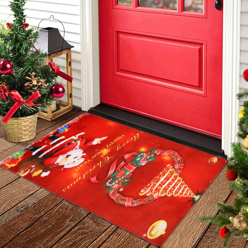 Tapis d'entrée / extérieur antidérapant 31,5 "x 19,7" Abdorassoul