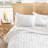 White Pom Pom Comforter Full/Queen Set-119377496