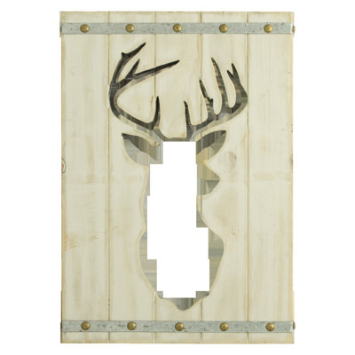 Die Cut Deer Wood Wall Art - 16" x 24"