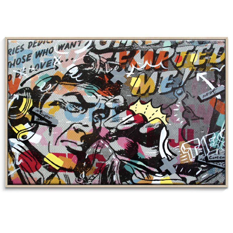 Dan Monteavaro - Print on Canvas, 102cm H x 152cm W, Timber Floater Frame
