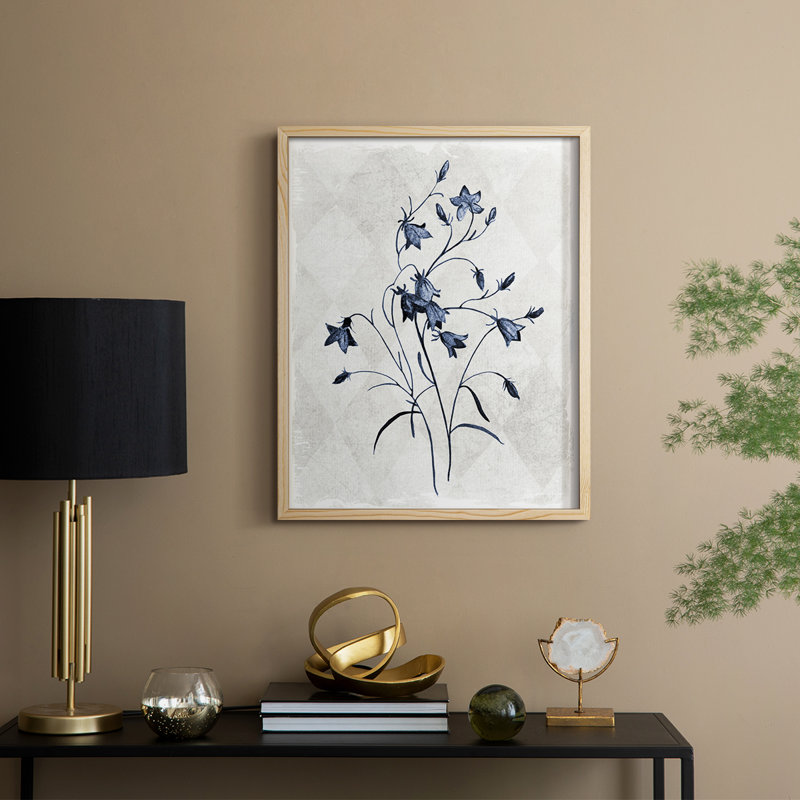 Harlequin Botanical II, reproduction encadrée - bois massif, Naturel, H 11 po x l 9 po