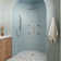 3-Function 12 Inch Temperature Digital Display Shower System With 2-Setting Slider Bar Handheld And 4Pcs Body Jets
