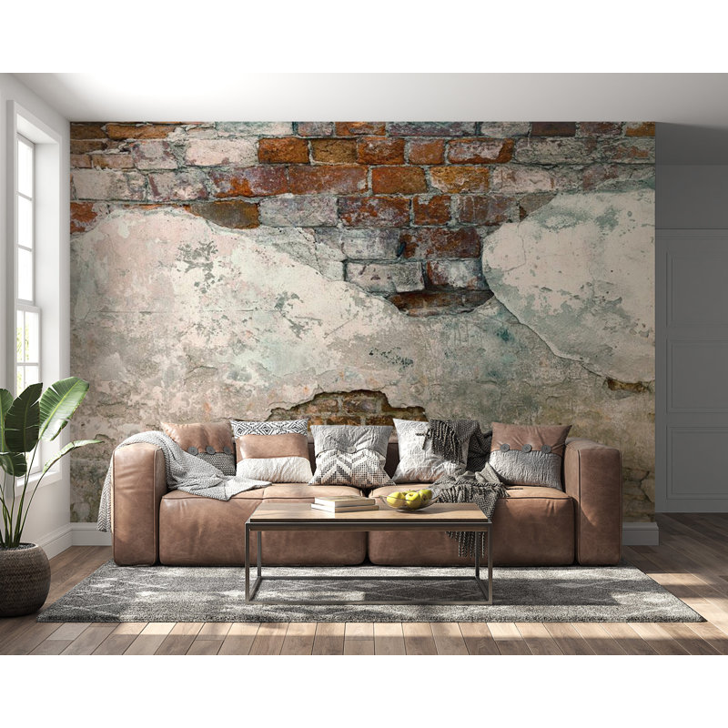 17 Stories Brad Peel & Stick Brick Wall Mural | Wayfair