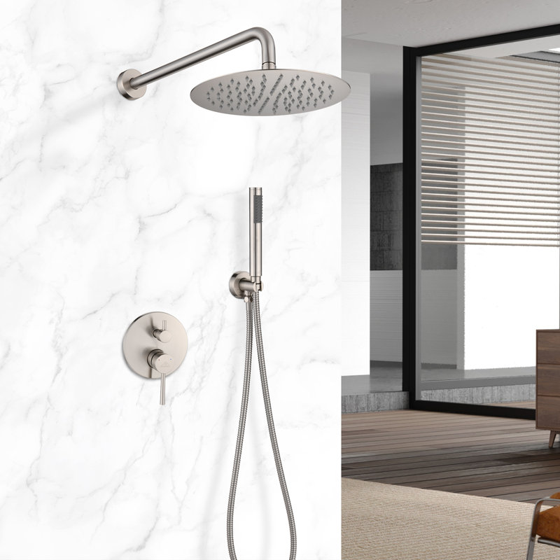 Système de douche complet avec valve brute
