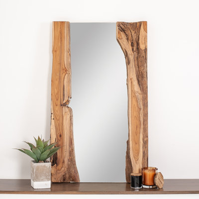 Tollefson Wood Flat Mirror