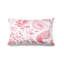 Coussin décoratif French Country - Coussin transitionnel rouge et blanc-125946273