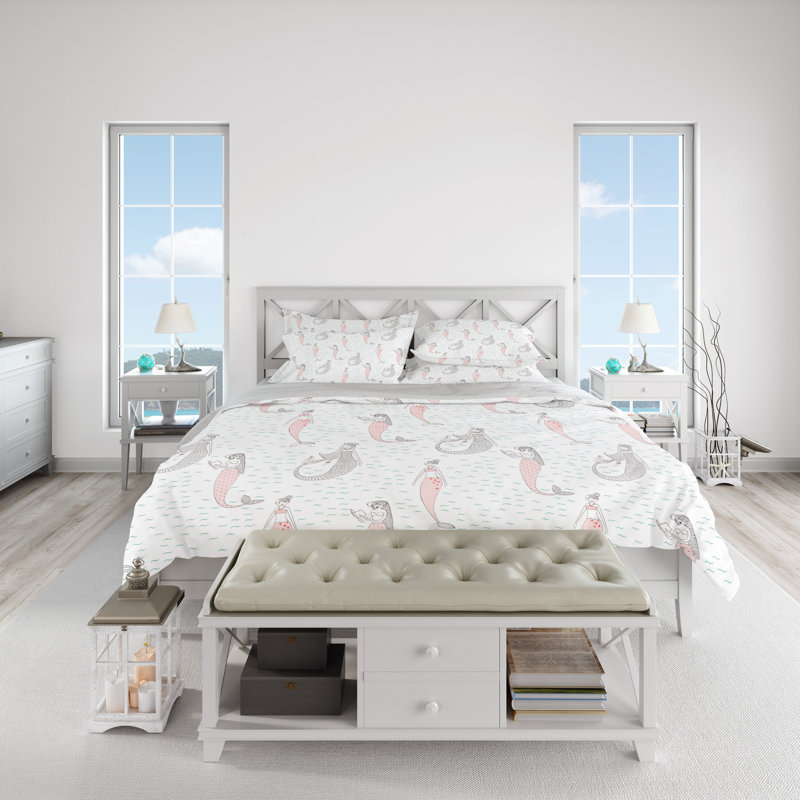  Bedding, King Duvet Cover + 2 King Shams