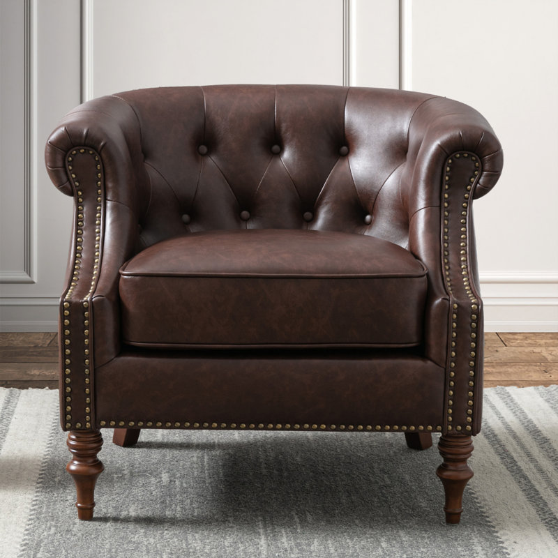 Fauteuil d'appoint capitonné Ophelia