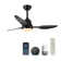 42" Smart Ceiling Fan With Lights Remote,Silent DC Motor,Voice Control Via Alexa Google WIFI Phone,6-Speed,Outdoor Indoor Modern  Ceiling Fans For Living Room Bedroom Patio