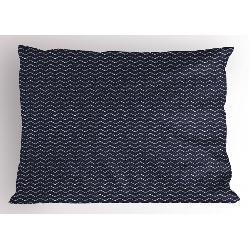 Polyester Chevron Sham Set, Twin