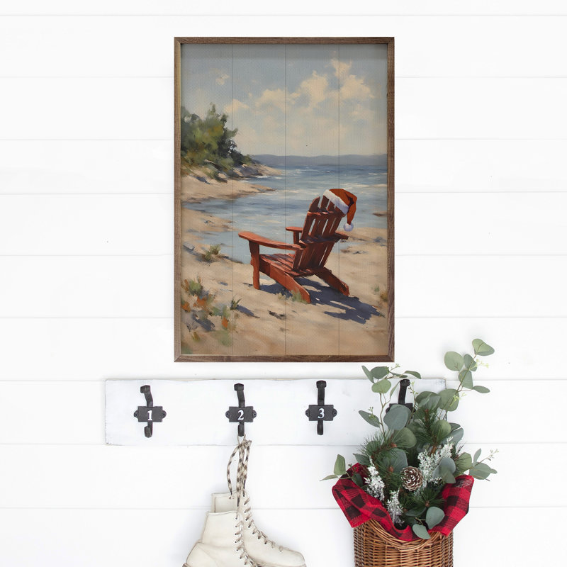 «Santa's Beach Chair», H 36 po x l 24 po