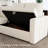 Aubade L Shaped 107 Inch Width Sectional Sofa Modular Couch Livingroom Couch With 2 Storage Ottomans-106913515