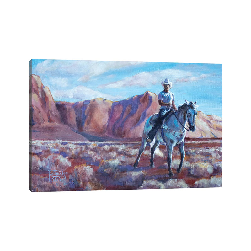 Long Day Done by Jan Perley - Wrapped Canvas Gallery-Wrapped Canvas Giclée, 101.6 cm H x 66.04 cm W x 1.91 cm D