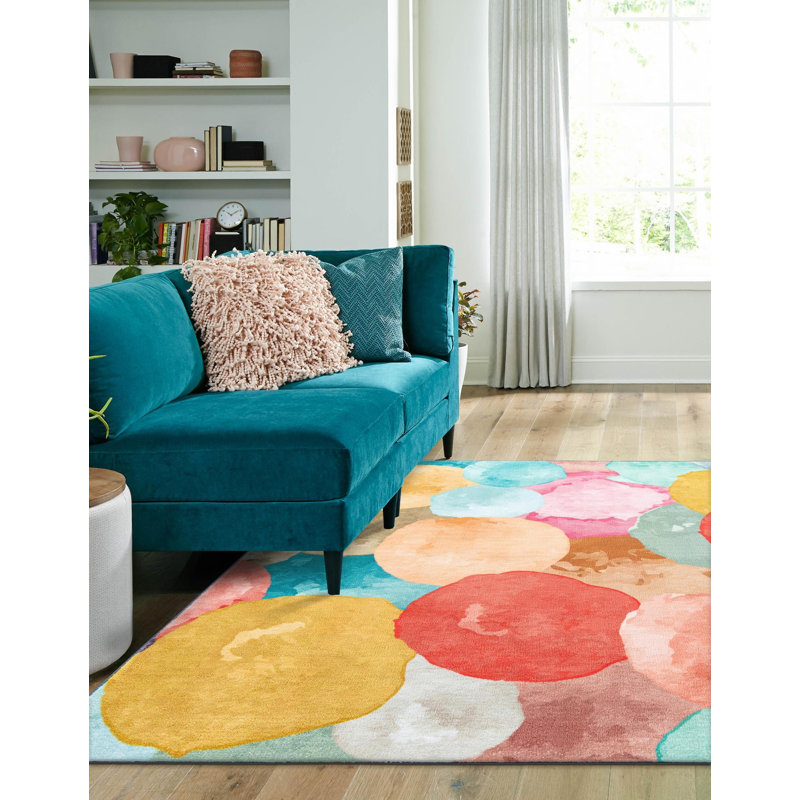 Rumi Tendria Rug, Multi, Square 7'10"