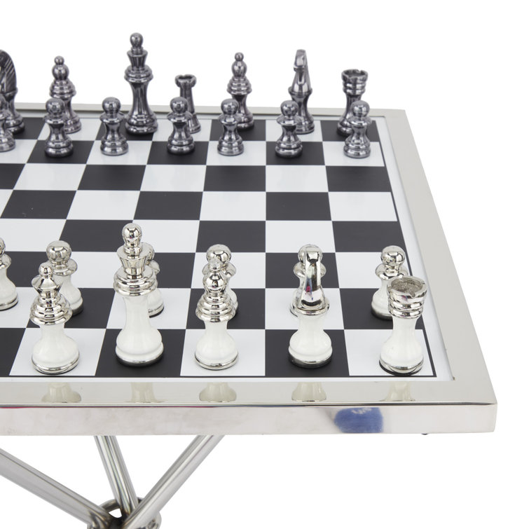 Cole & Grey 2 Player Metal Chess