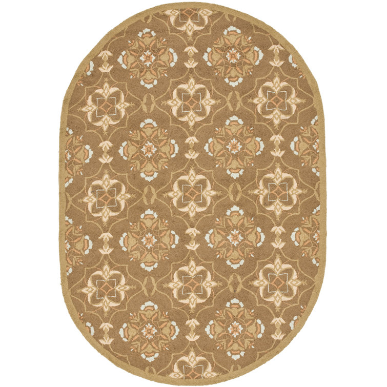 Hollander Floral Handmade Wool Indoor Area Rug