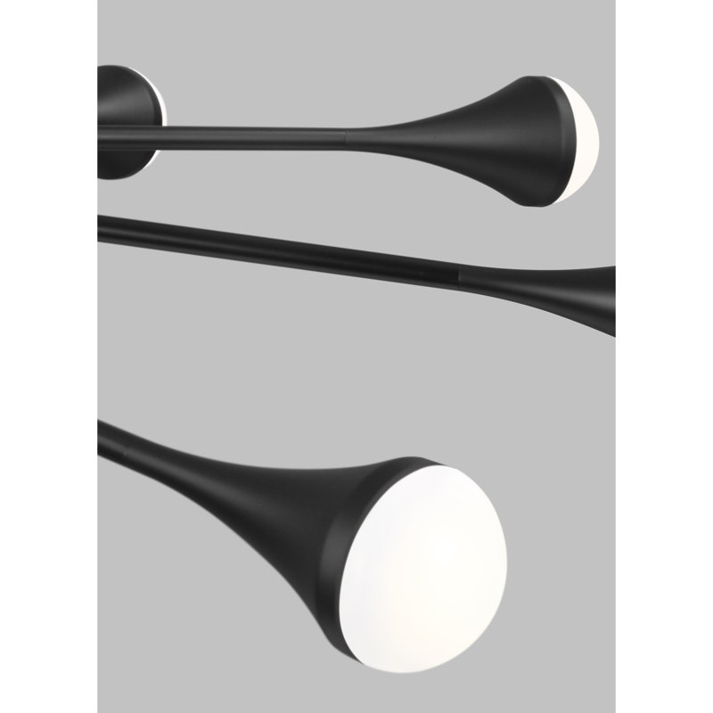 Lody 20 - Light LED Chandelier, Matte Black