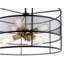 Luminaire suspendu tambour 6 lumières Saxton