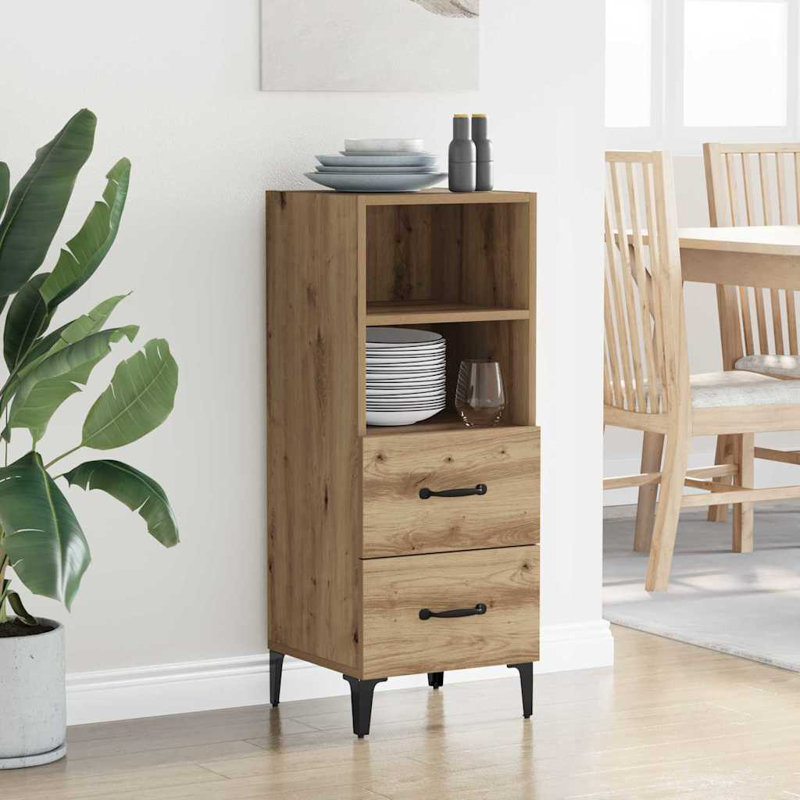 34.5cm Sideboard, Artisan Oak