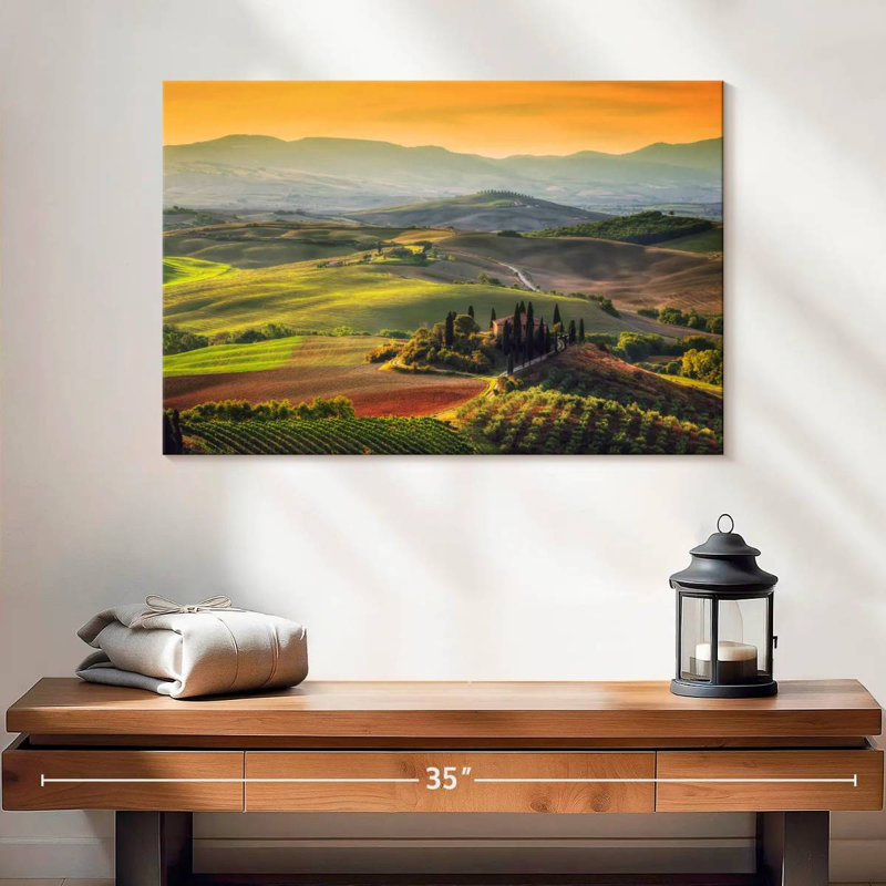 Alvord, Toscane à l'aube, H 16 po x l 24 po