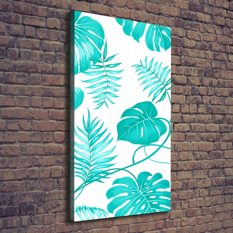Tropical Leaves - Wrapped Canvas Print