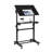 Mount-It! Height Adjustable Mobile Stand Up Desk, Portable Podium and Presentation Lectern