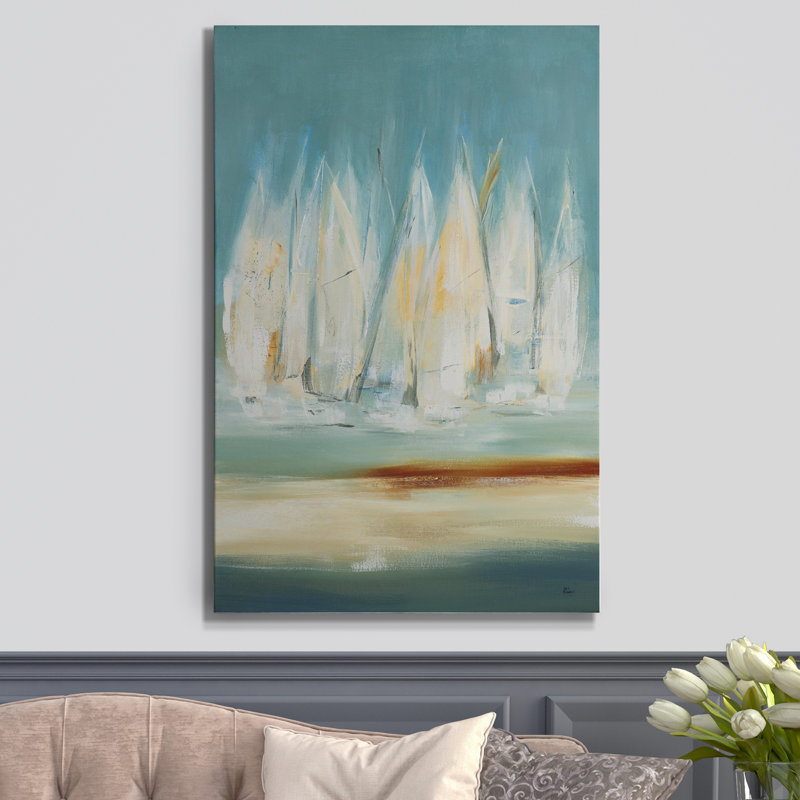 «A Day to Sail I», reproduction sur toile tendue, H 48 po x l 36 po x P 1 po