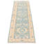 Tapis de couloir unique en laine bleu clair 2 pi 7 po x 10 pi One-of-a-Kind