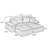 Boneless Modular Sectional Sofa with Ottomans No Assembly-2038222774
