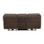 Ensemble de canapé moelleux, fauteuil inclinable électrique 3 pièces, causeuse en microfibre, port USB, meubles en bois massif-630731466
