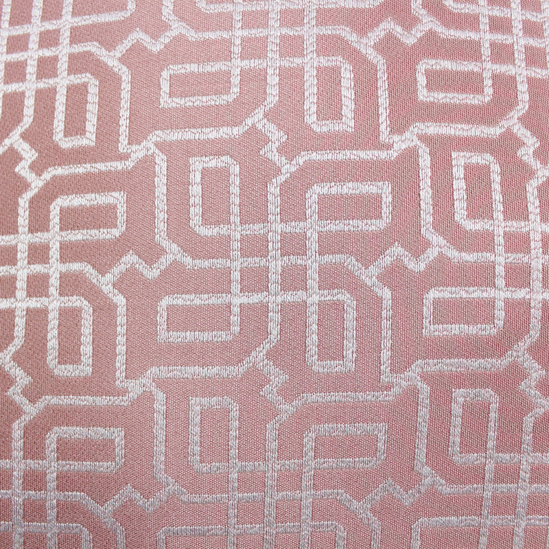  Cozy Jacquard Plaid Pillow Cover & Insert, Pink
